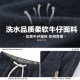 LUUD handsome pocket decorated workwear denim shorts men's summer super hot drawstring mid-pants retro pants ຫ້າຈຸດ