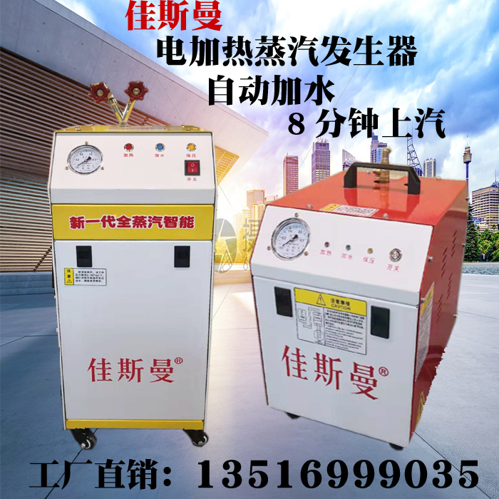 3KW portable steam generator fully automatic small electric heating boiler ironing curtain garment processing plant
