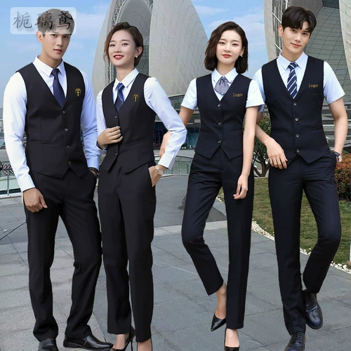 Жилет для работы, комплект, бильярд для гостиной, рабочая одежда, короткий рукав