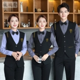 Бар официант Работая одежда мужская длинная -насыщенная писатель