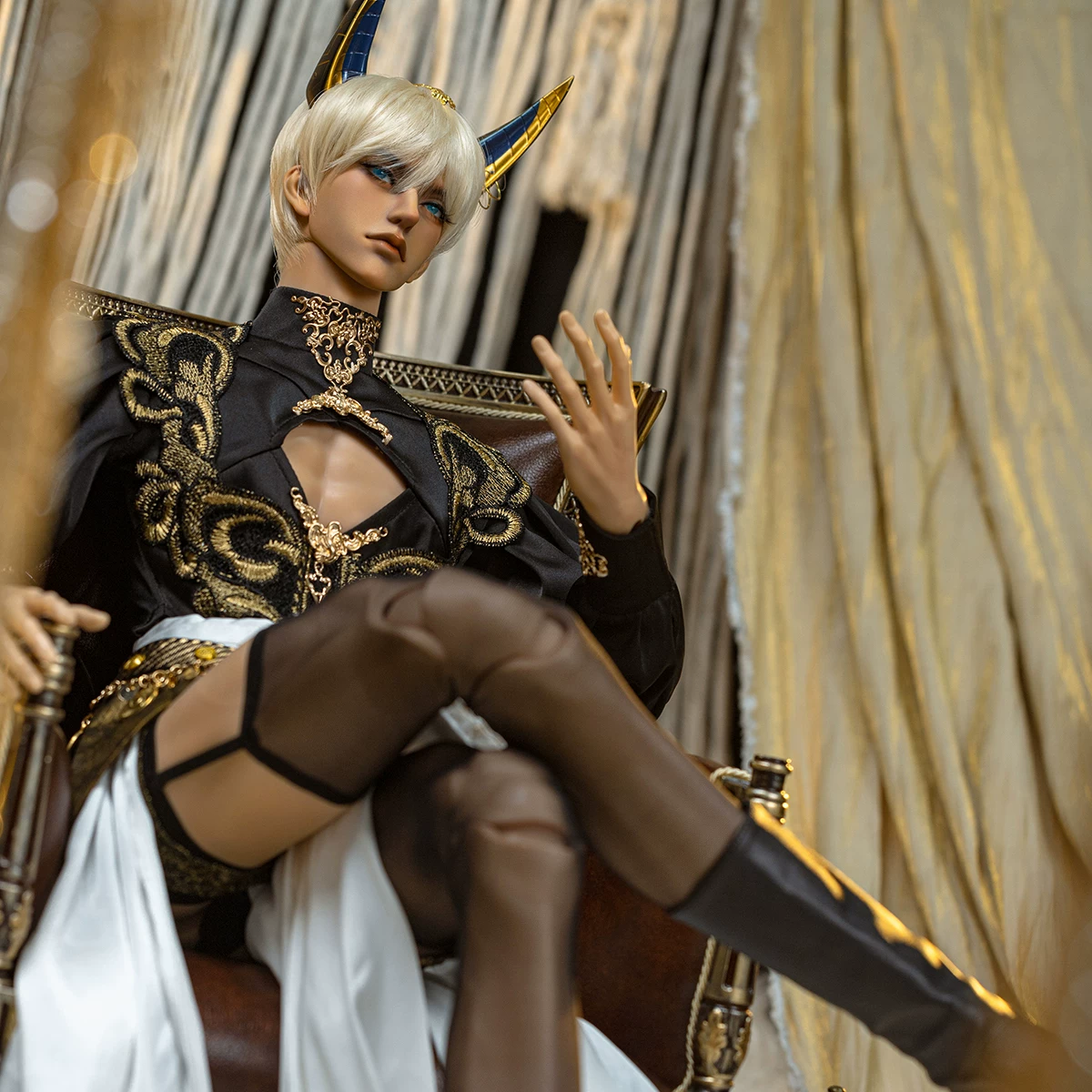 Антропоморфная кукла Ringdoll в образе Анубиса, повседневная попытка выглядеть как египетский стиль оригинальная BJD кукла SD дядя мужчина