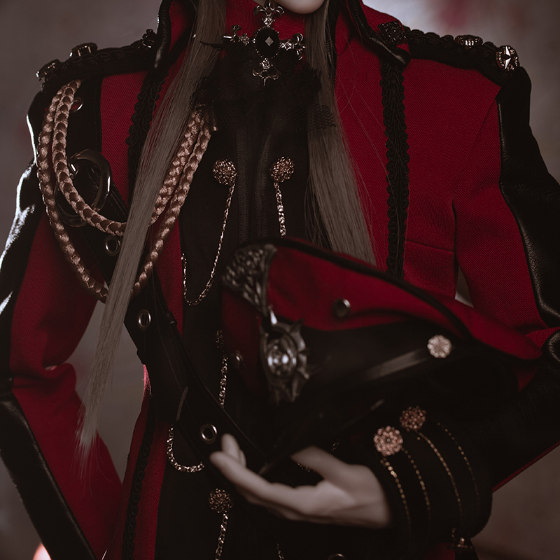 Ringdoll Martial's humanoid military uniform Assi Ford's official rc70-81 BJD doll SD uncles