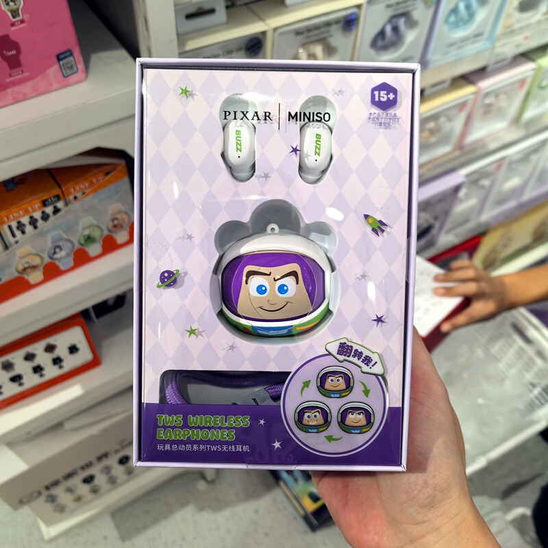 Miniso Toy Story Series Convertible Expression Tws Wireless Earphones - Buzz Lightyear