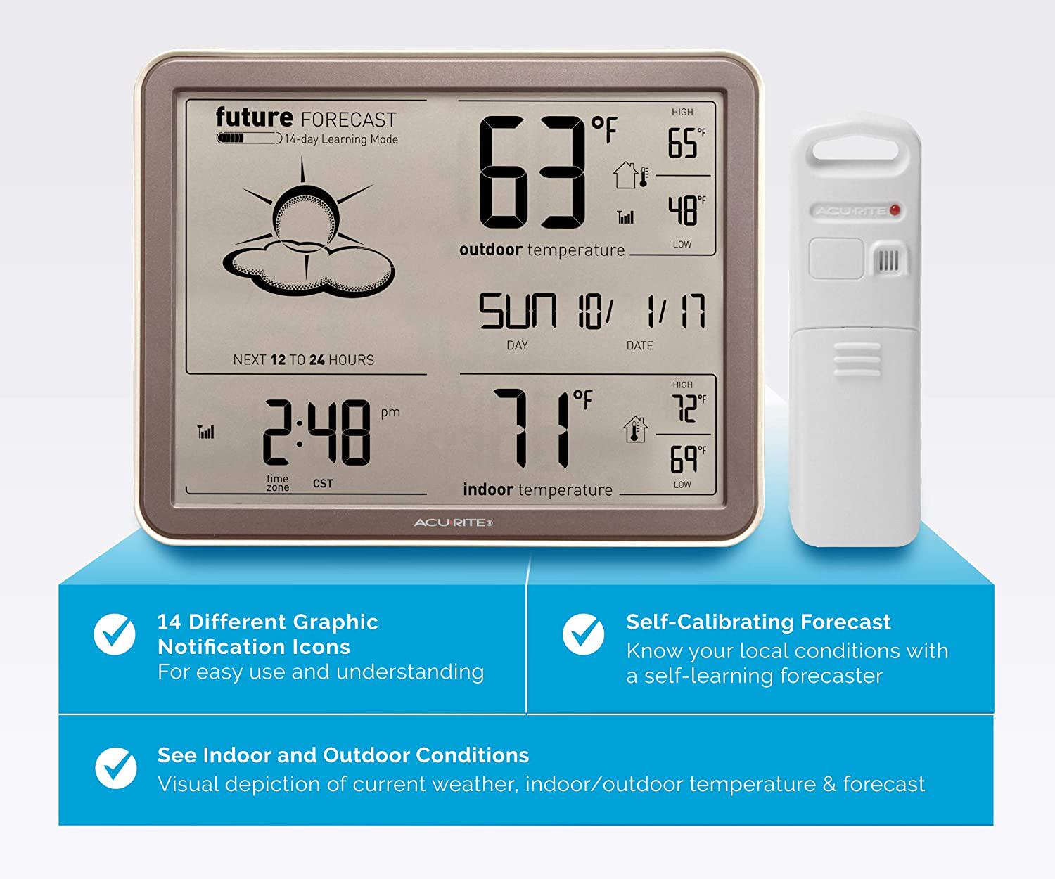 如何选购适合自己的美国代购AcuRite Optimus Weather Station 01216MCB 气象站？-气象仪-淘宝百科网