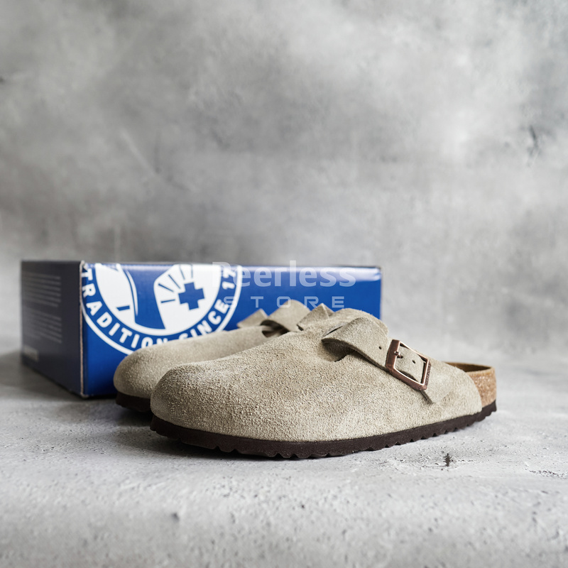 In Stock Birkenstock Boston Leve Suede Birkenstock Half-Toe Slippers In Stock Birkenstock Boston Leve Suede Birkenstock Half-Toe Slippers