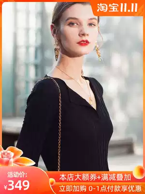 AI thin sheet North ou ke book wool and cashmere sweater skin 0 touch slim bottoming sweater coat