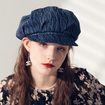 AIu2022 Japanese fashion pleated duck tongue cap cloud sunscreen hat sunhat hat children summer temperament 100 hitch