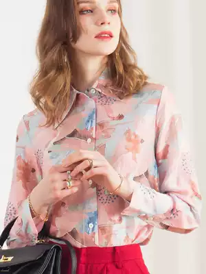 AI 2021 Early Autumn Tencel Linen Shirt Designer Ole Slim Comfortable Joker Shirt Women