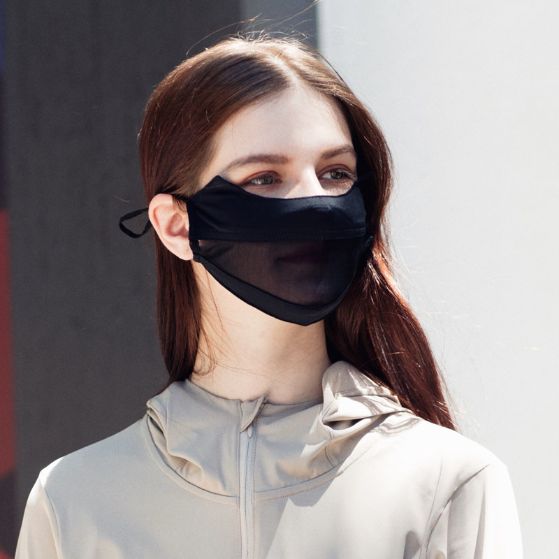AI sun protection and beautiful summer shade ice filament mask full face protection breathable and ultraviolet waterproof veil