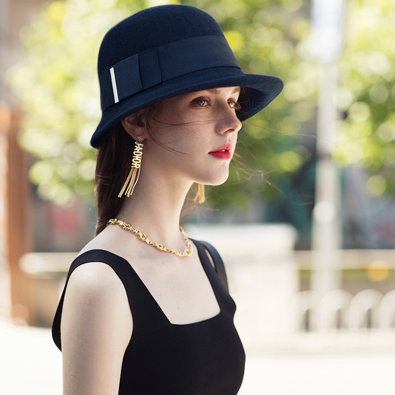 AI Japanese original anti-UV Lady with the same fisherman hat European station sunscreen hat children summer sun hat