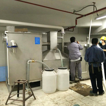 Order oil-water separator Automatic commercial kitchen waste water canteen processor overgreaser pool oil separating pool oil separating oil