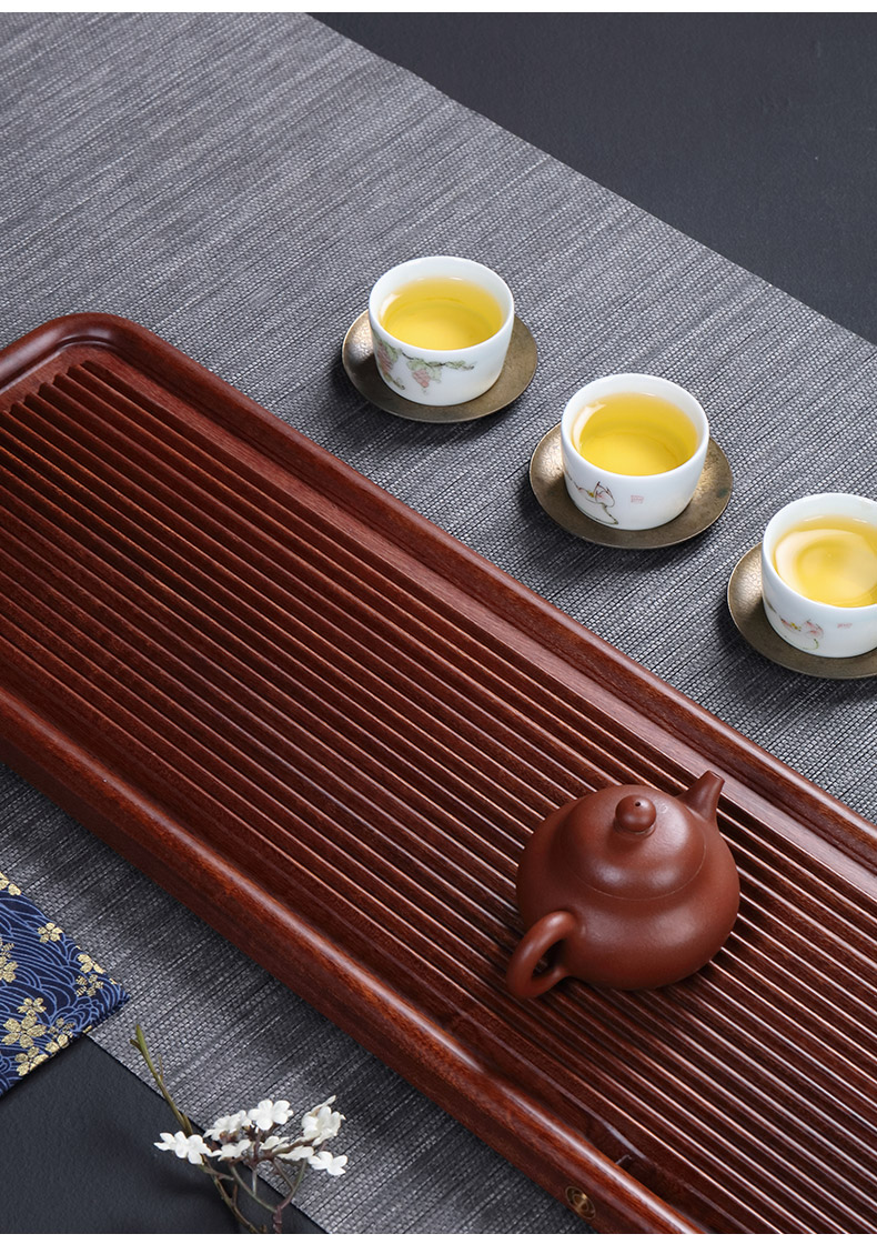 Ceramic story hua limu tea tray was wet mercifully machine dry tea contracted solid wood drainage home kung fu tea tea set