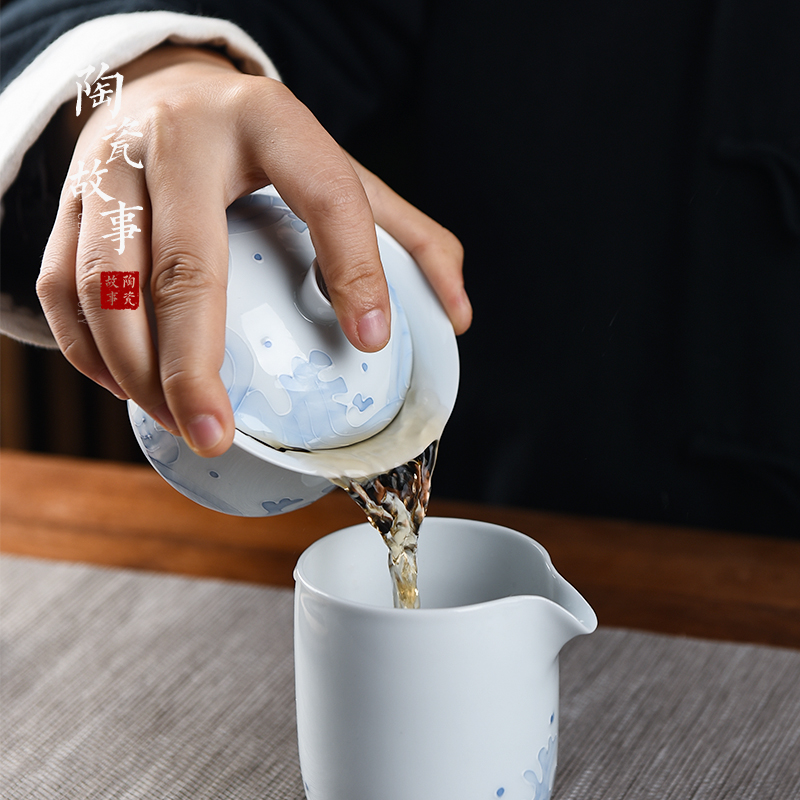 The Story of pottery and porcelain of jingdezhen porcelain tureen tea cup is not a single top grade three to kung fu tea tea bowl