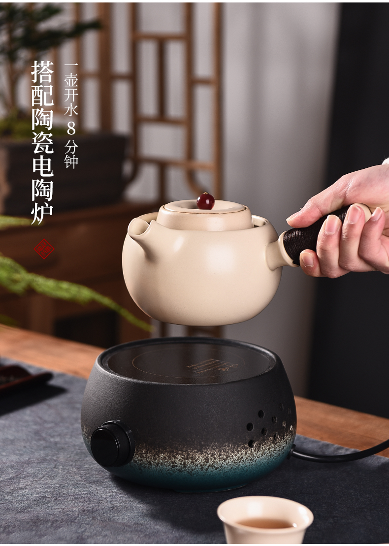 Ceramic electric TaoLu boiled tea, the mini small story intelligent quiet home cooking pot boil water power glass