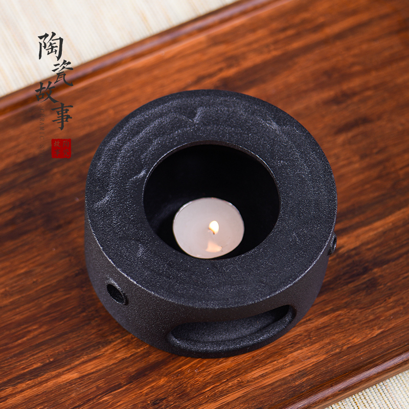 Based story Japanese warm tea exchanger with the ceramics heating insulation base flower tea sets accessories thermostatic treasure the teapot