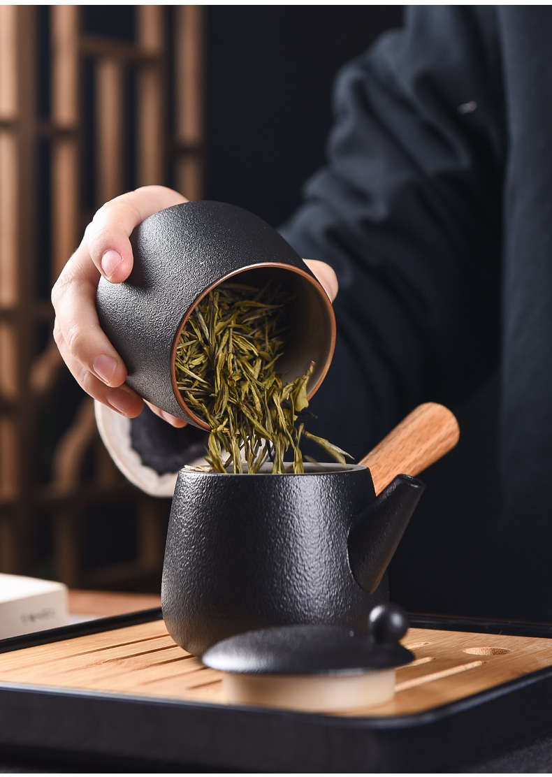 The Story of pottery and porcelain tea set home sitting room office receives a visitor mercifully tea a little Chinese style tea sets tea tray