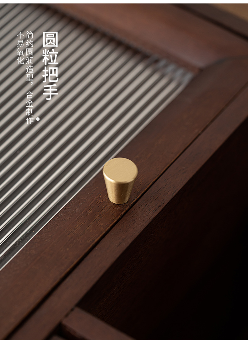 Story of pottery and porcelain tea set the receive ark of black walnut real wood, the display dustproof tank water tank of the sitting room of the new Chinese style tea tank