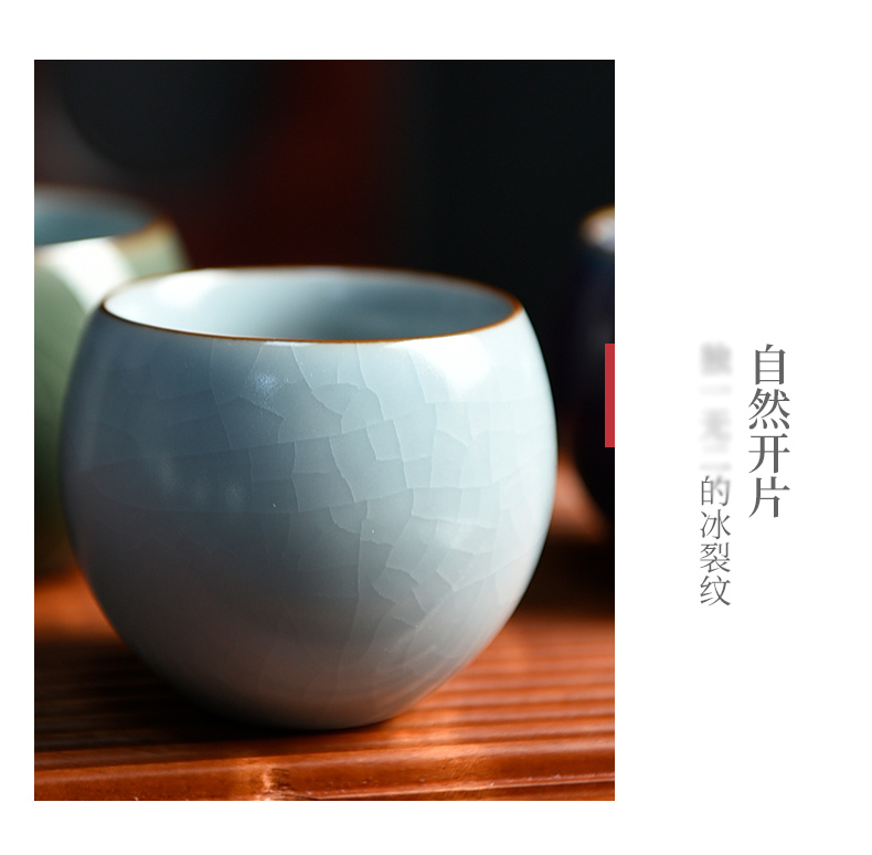 Ceramic story kung fu tea cups personal special gift box of jingdezhen tea service suit small Ceramic sample tea cup master CPU