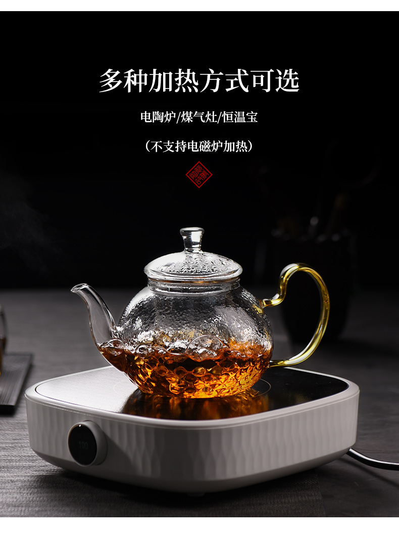 Ceramic teapot story single pot of heat - resistant glass home tea filter teapot little teapot tea set