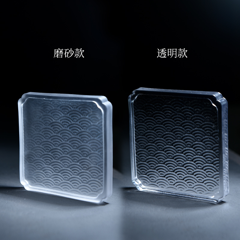 Story coasters home against hot insulation pad creative tea cups kung fu tea accessories