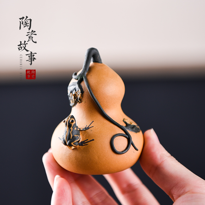 Ceramic water story pet frog tea to keep home furnishing articles boutique violet arenaceous kettle kung fu is zen tea accessories