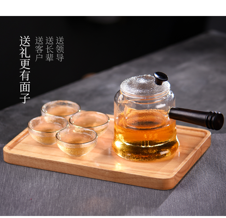 Boiling tea ware glass teapot set automatic small home tea tea stove steam electric TaoLu boiled tea stove