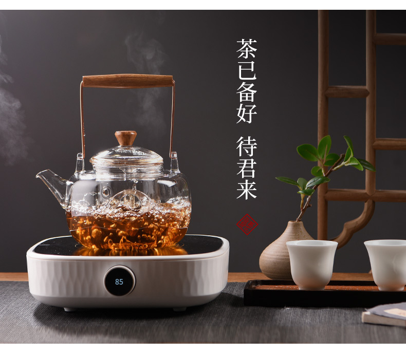 Electric TaoLu household tea stove glass tea kettle boil tea stove automatic small boil tea teapot steamer suits for