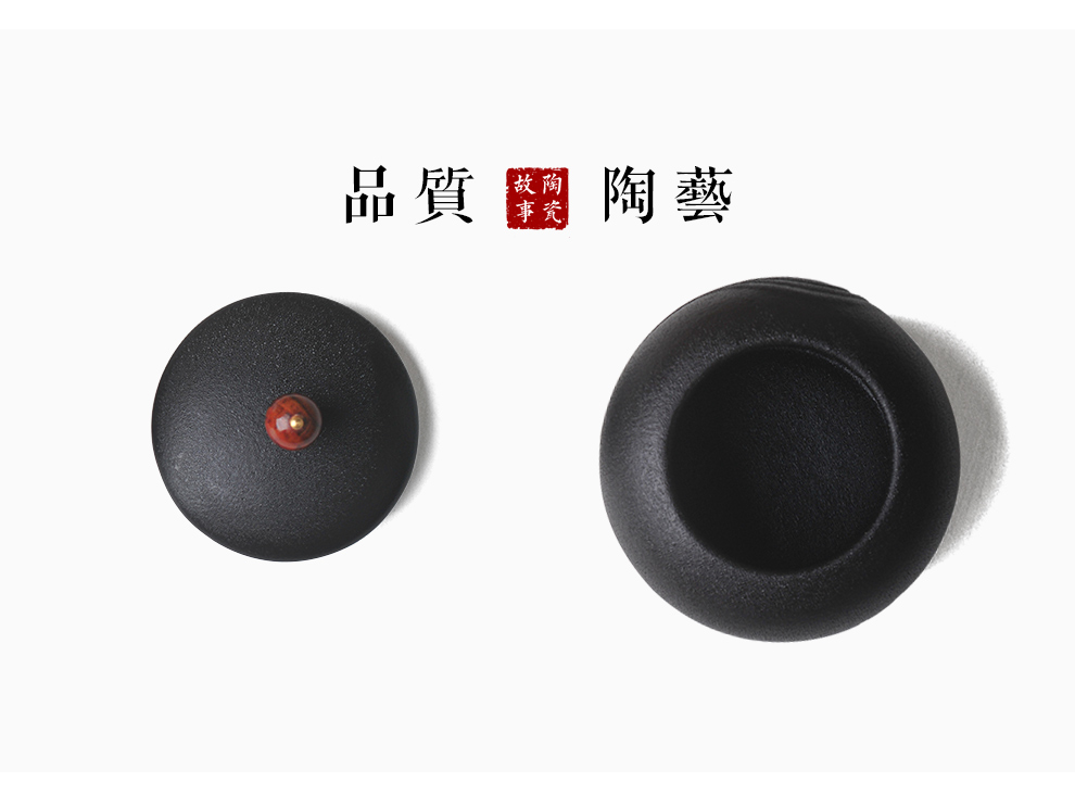 Members of the ceramic portable small pu 'er tea canister travel wake sealed tank tea box of kung fu tea set