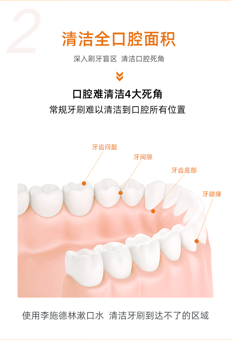 李施德林 漱口水 500ml*2瓶 3种口味任选 图5