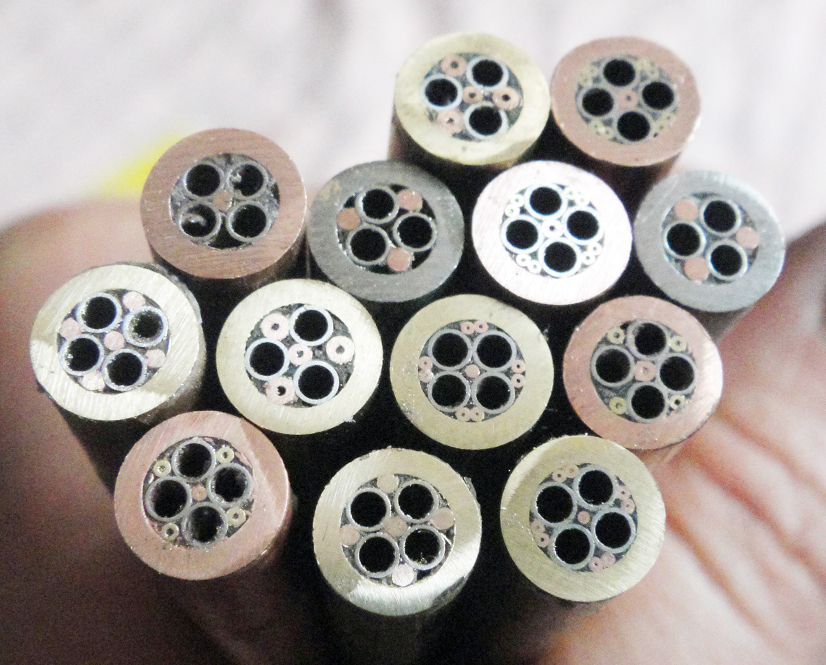 6mm mosaic nails flower nails plum blossom nails handle rivet brass copper steel studs