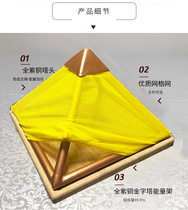 Full copper pyramid energy hat Pyramid energy generator Energy pyramid manufacturer