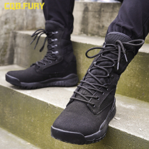 Summer mesh breathable ultra-light combat boots Mens high-top special forces tactical boots Desert mountaineering training boots Army boots