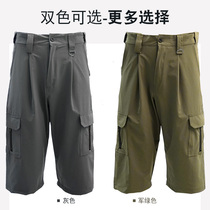 Wolf Warrior assault summer breathable overalls pants casual wear-resistant cotton shorts straight multi-pocket military fan tactical pants