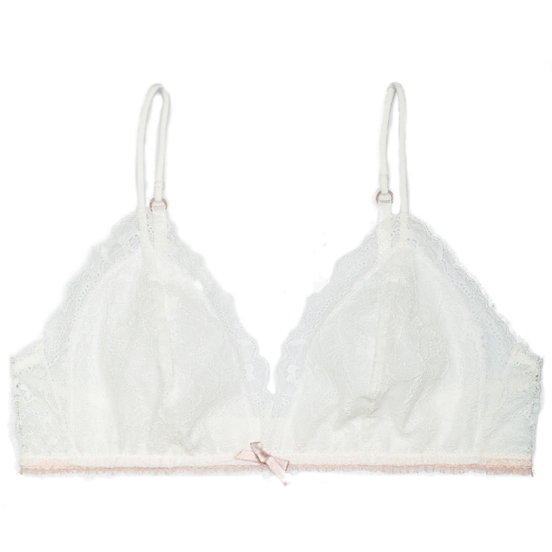 Foley Cô gái FREELASS Sexy Bratlace Thép-miễn phí nhỏ Bratton Bralette