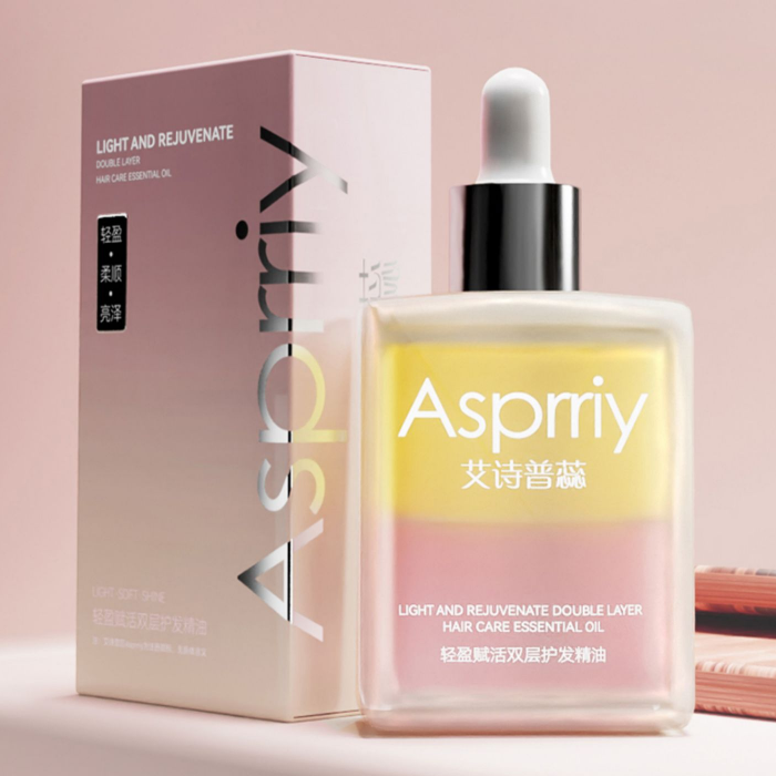 asprriy轻盈赋活双层护发精油女蓬松改善头发干枯柔顺护发防毛躁