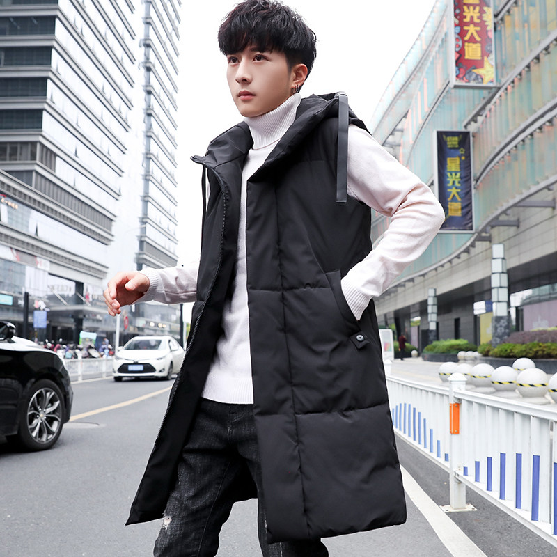 Cotton nails men autumn winter coat teen pupils handsome trend out wearing a knock-down cotton vest