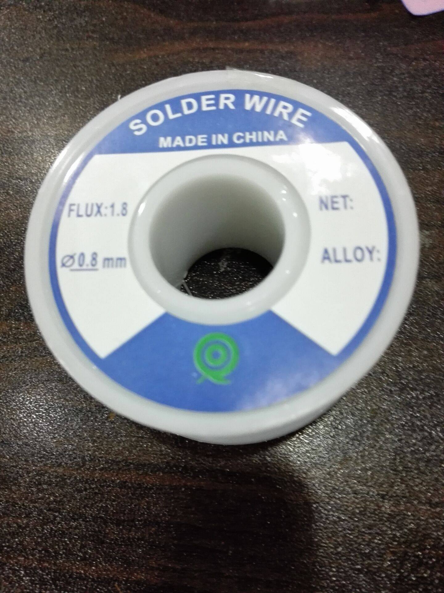 Solder wire 0 8mm Weight: 50G (50 grams)