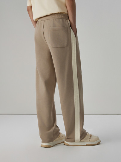 Pantalones de punto rectos y sueltos de carabina para hombre, novedad de primavera 2026, pantalones deportivos retro informales