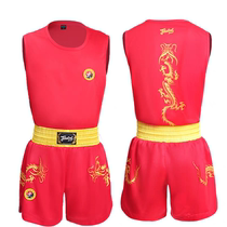 Sportswear Jiuduanlong adult and children training clothing boxing quick-drying Sanda clothing competition clothing vest shorts