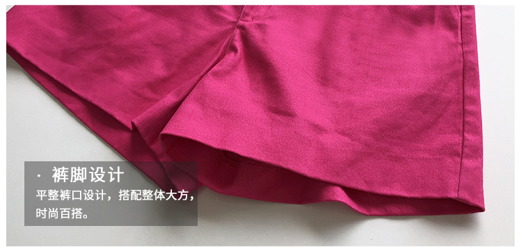 Xiao Yujia quần ống rộng nữ mùa hè 2019 mới dành cho nữ quần hot phiên bản Hàn Quốc của quần lửng ống rộng cạp cao - Quần short quần thể thao cho nữ