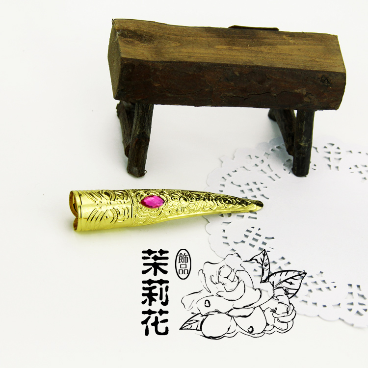 Raiders nạm kim cương Raiders, như áo giáp được đồn đại, móng tay dài, trang phục, Qing Palace, Queens, một bộ trang sức ngàn vòng Guanyin nhẫn phong thủy nam