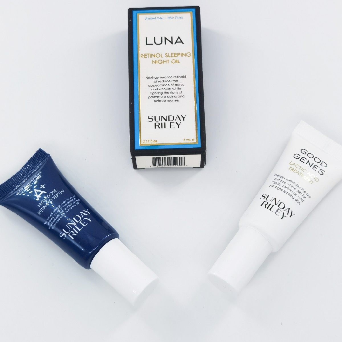 Sunday Riley Good Gene Full Effect Essence Luna Luna Oil A Visual Flavor Anti-aging Sample Set 7