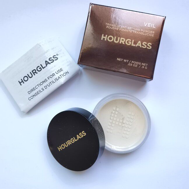 Hourglass gold soft yarn transparent mineral honey powder sample 0 9g makeup powder lasting small gold bowl