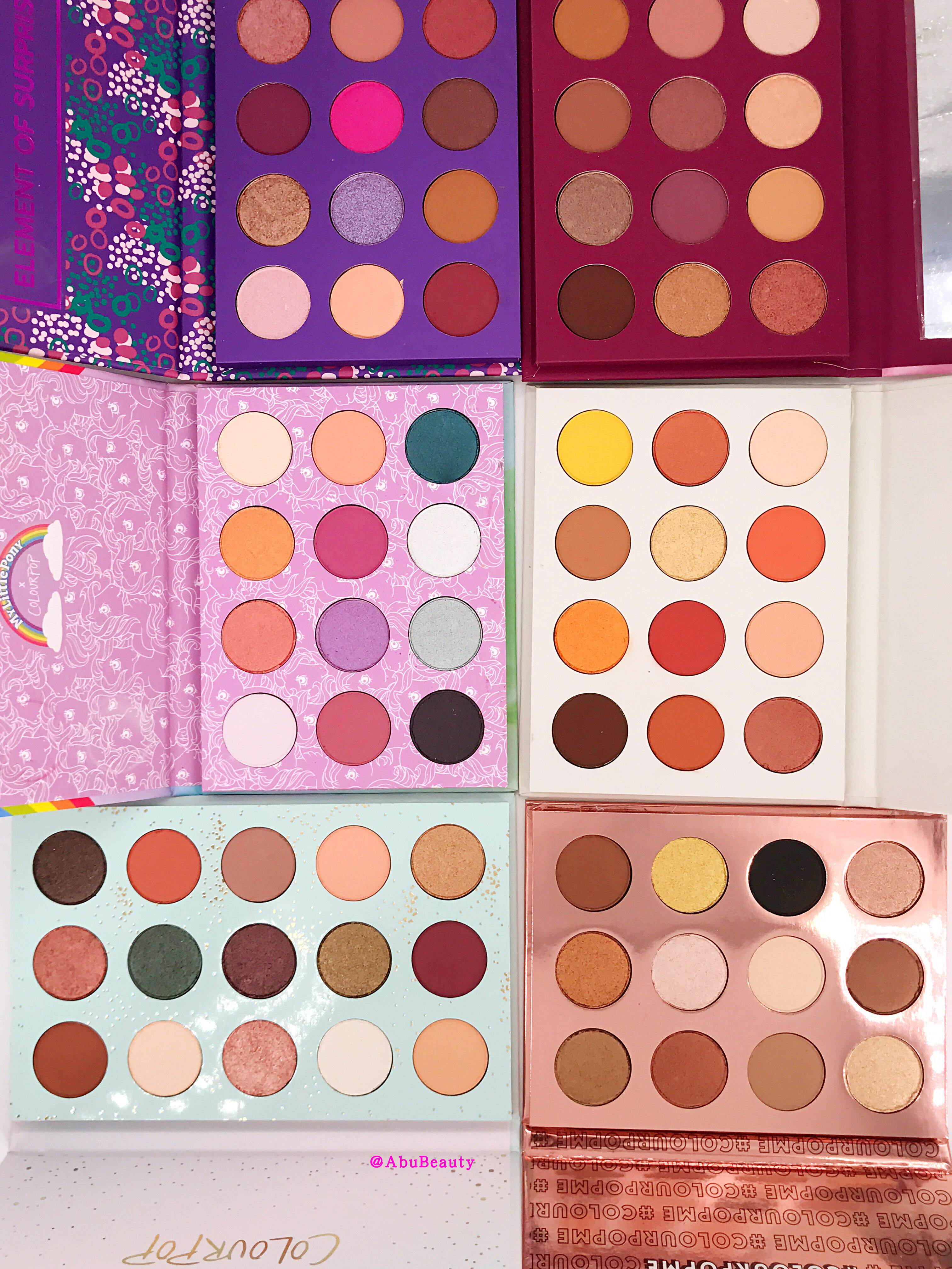 Fracture Clearance Colourpop eyeshadow palette think sunset disk local tyrant gold unicorn give straight