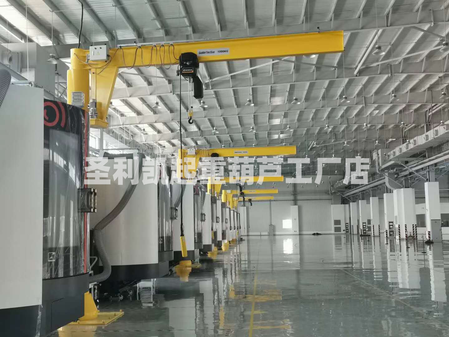 Customized cantilever hanging longdoor hanging single-track double-beam crane KBK flexible track
