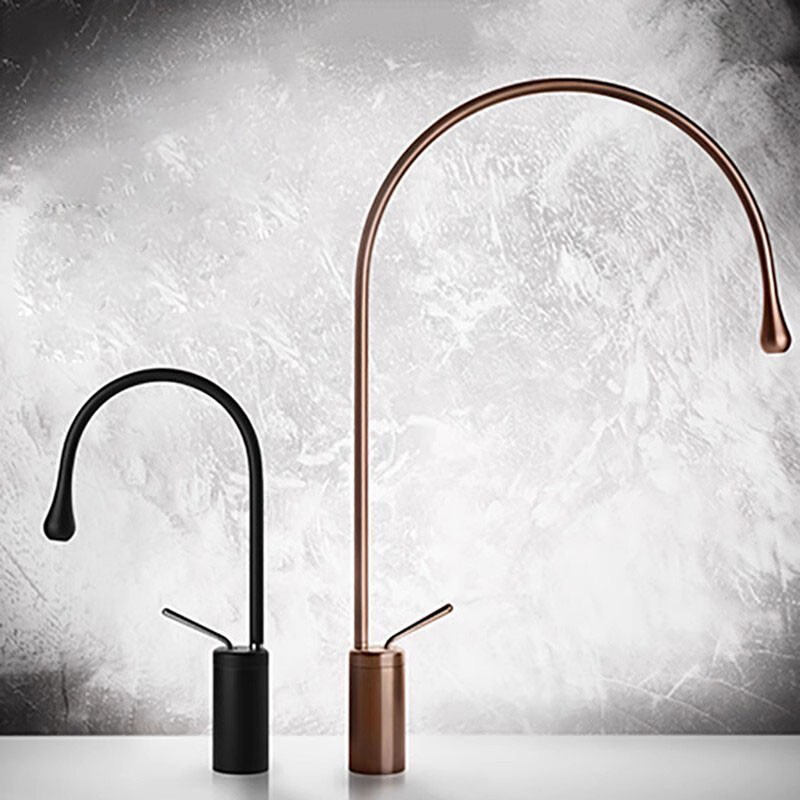 Italian High-End Affordable Basin Faucet, Copper Art Basin Water Drop Faucet, Hotel Project Washbasin Faucet Italian High-End Affordable Basin Faucet, Copper Art Basin Water Drop Faucet, Hotel Project Washbasin Faucet