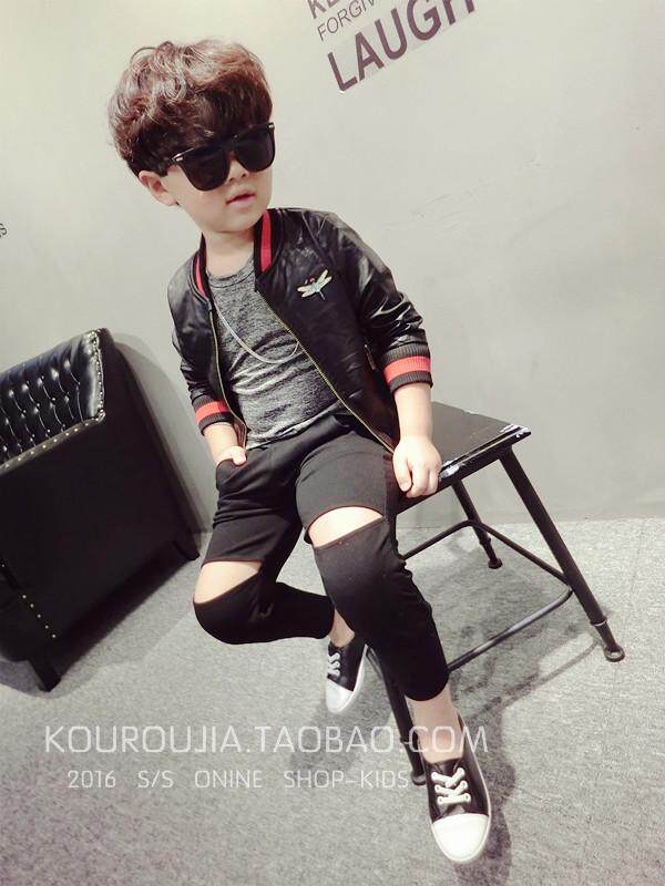 Blouson enfant en cuir PU - Ref 2159404 Image 26