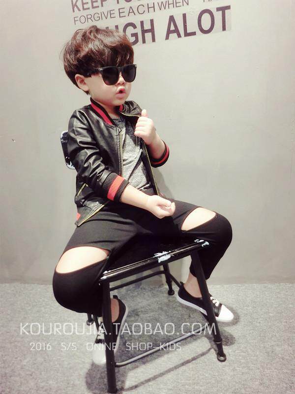 Blouson enfant en cuir PU - Ref 2159404 Image 37