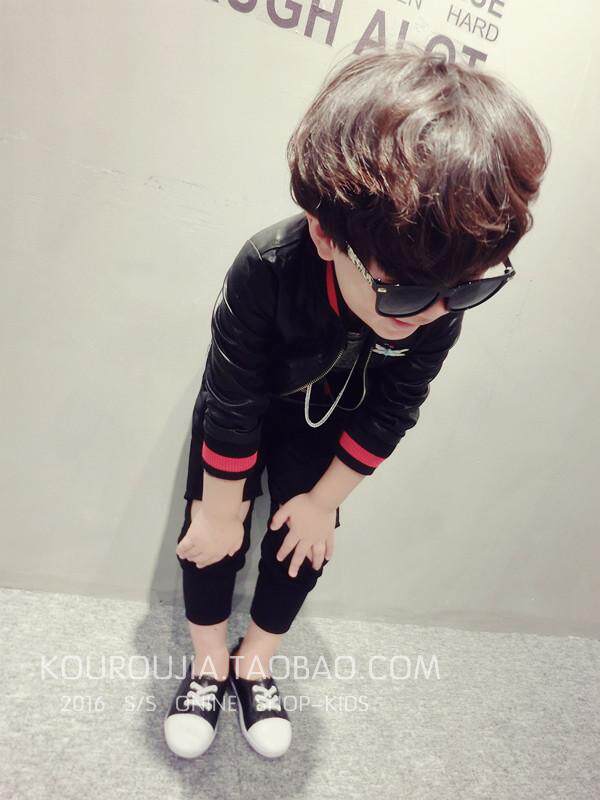 Blouson enfant en cuir PU - Ref 2159404 Image 28