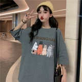 Японская брендовая футболка с коротким рукавом, сезон 2021, в корейском стиле, популярно в интернете